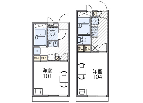 1K Apartment to Rent in Osaka-shi Abeno-ku Floorplan