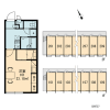 1K Apartment to Rent in Nakagami-gun Nakagusuku-son Layout Drawing