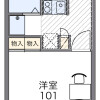 在横浜市南区内租赁1K 公寓 的 楼层布局
