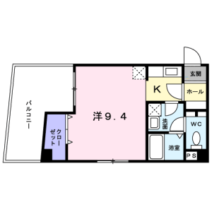 1K Mansion in Haneda - Ota-ku Floorplan