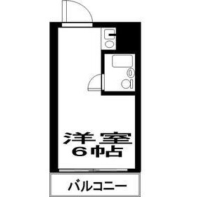 1R Mansion in Nishigotanda - Shinagawa-ku Floorplan
