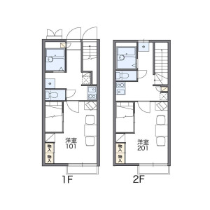 1K Apartment in Maegasaki - Nagareyama-shi Floorplan