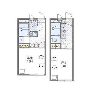 1K Apartment in Minamioizumi - Nerima-ku Floorplan