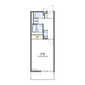1K Mansion in Shimoniikura - Wako-shi Floorplan
