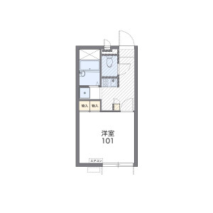 1K Apartment in Shishibone - Edogawa-ku Floorplan