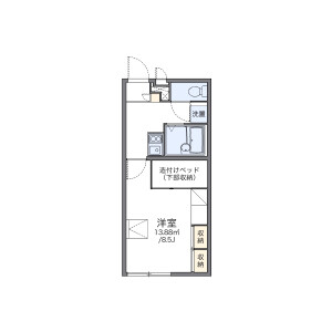 1K Apartment in Hikage - Ina-shi Floorplan