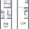 1K Apartment to Rent in Chikusei-shi Floorplan