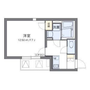 1K Mansion in Nishishinagawa - Shinagawa-ku Floorplan