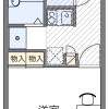 1K 아파트 to Rent in Katsushika-ku Floorplan