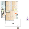 2LDK Town house to Rent in Suginami-ku Floorplan