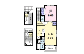 1LDK Apartment in Koyama - Nerima-ku