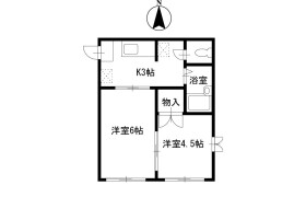 2K Apartment in Minami - Meguro-ku