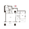 2SLDK Apartment to Buy in Minato-ku Floorplan