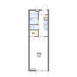1K Apartment in Mitsuyakita - Osaka-shi Yodogawa-ku Floorplan