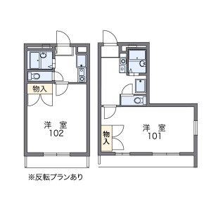 1K Mansion in Kitamikata - Kawasaki-shi Takatsu-ku Floorplan