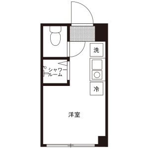 1R Mansion in Higashishinkoiwa - Katsushika-ku Floorplan