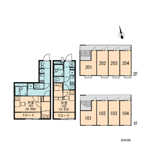1K Apartment in Urashibatamachi - Sendai-shi Wakabayashi-ku Floorplan