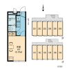 1K Apartment to Rent in Kodaira-shi Floorplan