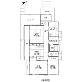 4K {building type} in Sengokuhara - Ashigarashimo-gun Hakone-machi Floorplan
