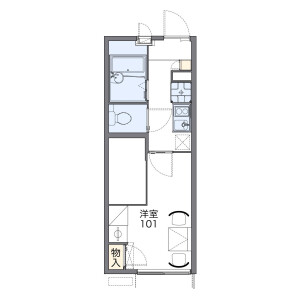 1K Apartment in Koenjiminami - Suginami-ku Floorplan