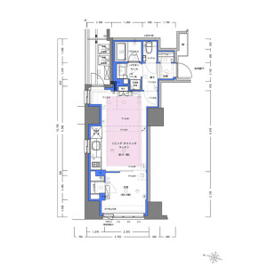 1LDK Mansion in Kandatacho - Chiyoda-ku Floorplan