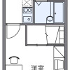 1K Apartment to Rent in Kashiba-shi Floorplan