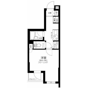 1K Mansion in Horinochi - Suginami-ku Floorplan