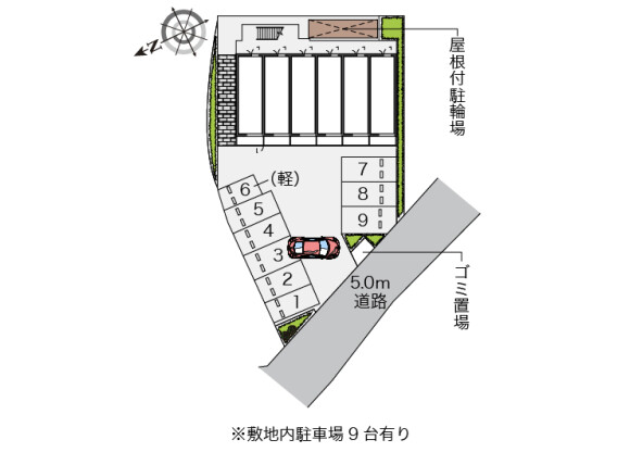 1K Apartment to Rent in Takatsuki-shi Floorplan