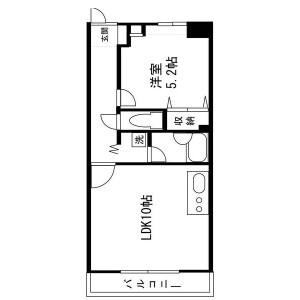 1LDK Mansion in Denenchofu - Ota-ku Floorplan