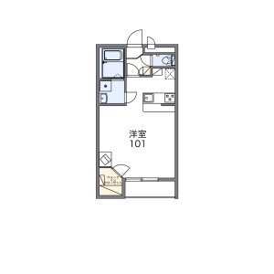 1K Apartment in Osaki - Noda-shi Floorplan