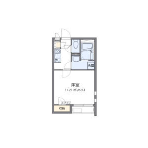 板橋區高島平-1K公寓 房屋格局