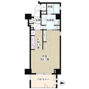 1K Mansion in Funamachi - Shinjuku-ku Floorplan