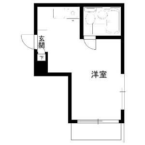 1R Mansion in Hatagaya - Shibuya-ku Floorplan