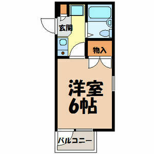 1K Mansion in Heigocho - Nagoya-shi Mizuho-ku Floorplan
