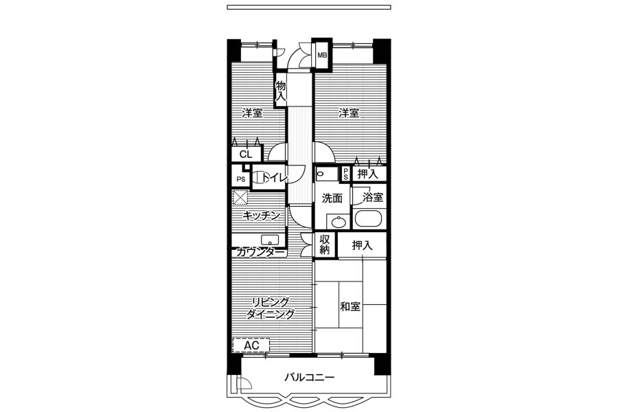 3LDK Apartment For Rent in Shiomi, Koto-ku, Tokyo - Real Estate Japan