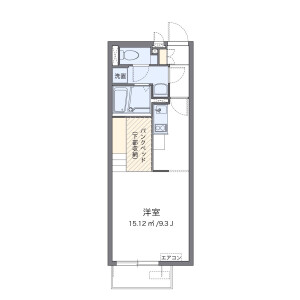 1R Apartment in Tsukimidai - Yokohama-shi Hodogaya-ku Floorplan
