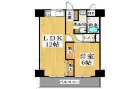 1LDK Mansion in Yoshino - Osaka-shi Fukushima-ku