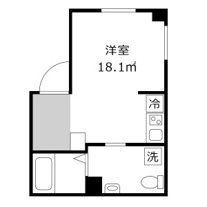 1R Mansion in Kitashinagawa(5.6-chome) - Shinagawa-ku Floorplan