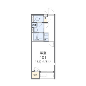 1K Apartment in Utano fukuojicho - Kyoto-shi Ukyo-ku Floorplan