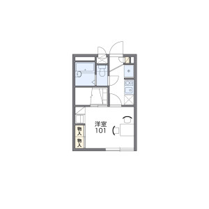 1K Apartment in Kamiiidacho - Yokohama-shi Izumi-ku Floorplan