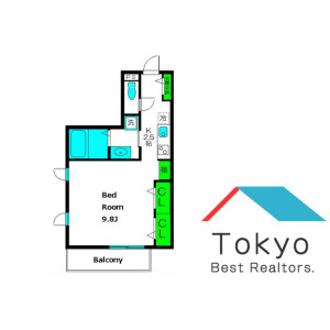 1K Apartment in Takadanobaba - Shinjuku-ku Floorplan