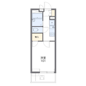 1K Mansion in Myoden - Ichikawa-shi Floorplan