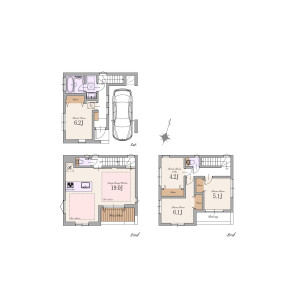 4LDK House in Uenosakuragi - Taito-ku Floorplan