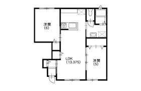 2LDK Apartment in Miyamoto - Funabashi-shi