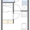 1K Apartment to Rent in Osaka-shi Konohana-ku Floorplan