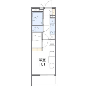 1K Mansion in Kasugademinami - Osaka-shi Konohana-ku Floorplan