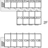 1K Apartment to Rent in Takasago-shi Layout Drawing