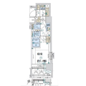 1K Mansion in Manseicho - Yokohama-shi Minami-ku Floorplan