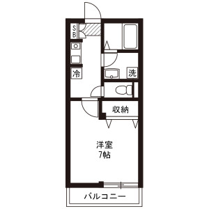 1K Mansion in Tamagawa - Chofu-shi Floorplan