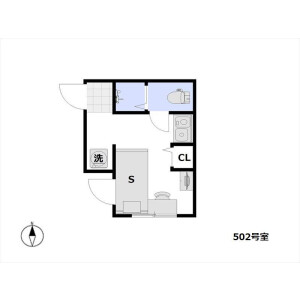 1R Mansion in Toyo - Koto-ku Floorplan